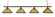 Square Four Light Bar in Dark Granite (200|404-DG-986)