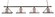Square Four Light Bar in Dark Granite (200|404-DG-958)