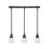 Any Three Light Linear Pendalier in Dark Granite (200|25-DG-461)