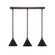 Any Three Light Linear Pendalier in Dark Granite (200|25-DG-421)