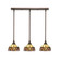Any Three Light Linear Pendalier in Bronze (200|25-BRZ-9975)