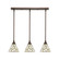 Any Three Light Linear Pendalier in Bronze (200|25-BRZ-9115)