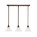 Any Three Light Linear Pendalier in Bronze (200|25-BRZ-7145)
