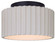 Tavi LED Flush Mount in Matte Black And Stone (387|LFM339A11SRB)