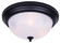 41 Series Three Light Flush Mount in Matte Black (387|IFM415MBK)