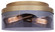 Nina Two Light Flush Mount in Gold (387|IFM2288B12GD)