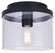 Britton One Light Flush Mount in Matte Black (387|IFM1234A09BK)