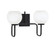 Sandia Two Light Bath Bar in Matte Black (200|6222-MB-4101)