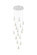 Amora LED Pendant in Chrome (173|1013D28C-02CR)
