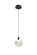 Avery LED Pendant in Black (173|1012D6BK-11ST)