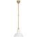 Academy Barn Light LED Pendant in Hand-Rubbed Antique Brass (268|TOB 5802HAB-WHT)