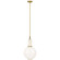 Meir LED Pendant in Soft Brass (268|MF 5225SB-WG)