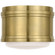 Marden LED Flush Mount in Antique-Burnished Brass (268|CHC 4061AB-WG)