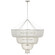 Jacqueline LED Chandelier in Burnished Silver Leaf (268|ARN 5303BSL-CG)