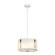 Corona Two Light Flush Mount in White (175|PD-CORONA2P-WPN)