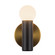 Calla LED Wall Sconce in Brushed Gold/Black Vegan Leather (347|WS26608-BG/BVL)