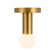 Calla LED Flush Mount in Brushed Gold (347|SF26608-BG)