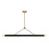 Calla LED Linear Pendant in Brushed Gold/Black Vegan Leather (347|LP26652-BG/BVL)