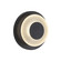 Stephord LED Exterior Wall Sconce in Black/Frosted Glass (347|EW97204-BK/FR)