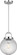 Preston One Light Pendant in Chrome (454|SCDJPD129CHRG)