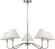 Eldon Five Light Chandelier in Brushed Nickel (454|DJC1205BN)