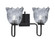 Sandia Two Light Bath Bar in Matte Black (200|6222-MB-4232)