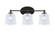 Capri Three Light Bath Bar in Matte Black (200|5913-MB-4230)