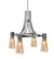 Everleigh Four Light Chandelier in Graphite (200|4814-GP-883)