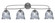 Cavella Four Light Bath Bar in Graphite (200|3914-GP-4232)