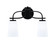 Cavella Two Light Bath Bar in Matte Black (200|3912-MB-261)