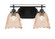 Odyssey Two Light Bath Bar in Matte Black (200|2612-MB-4233)