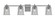 Franklin Four Light Bath Bar in Graphite (200|1214-GP-5032)