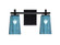 Franklin Two Light Bath Bar in Matte Black (200|1212-MB-265)