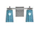 Franklin Two Light Bath Bar in Graphite (200|1212-GP-265)