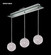 Sun Sphere Europa Three Light Bar Light in Silver (64|95973S22)