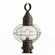 Ellington One Light Post Lantern in Bronze (405|9610-BZ-CL)