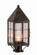 Ashford One Light Post Lantern in Dark Brass (405|9520-H-DB-CL-C)