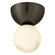 Selene One Light Semi-Flush Mount in Black Oxide (138|FR41901BX)
