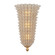 Samal Three Light Wall Sconce in Oxidized Gold Leaf (33|515123OL)