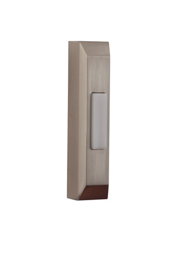 Push Button-Surface Mount Push Button in Brushed Polished Nickel