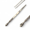 TNS 3-in-1 Cuticle Pusher, Cleaner and 'C' Pinch Reverse Tweezer Wand
