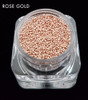 1 X 5gm Rose Gold Micro Mini Bullion Beads (Resin). Nail Caviar Nail Art. Rare Small 0.8mm.