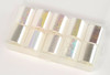 Transparent Rainbow Glass Effect Nail Art Transfer Foil Set (10 Designs Per Box)