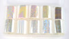 Transparent Rainbow Glass Effect Nail Art Transfer Foil Set (10 Designs Per Box)