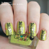 Example of Pamper Polish Nail Stamping Plate Polish Mini 5ml - OLIVE PEARL GREEN