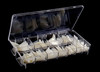 NEW Pointed Oval French Well-less Nail Tips - Natural