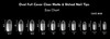 Full Cover Clear Matte & Etched Oval Nail Tips - Size Chart