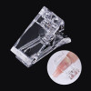 3PCS X Clear Clips for Acrylic/Gel Dual System Nail Forms Poly Gel