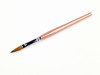 Professional Kolinsky Sable Acrylic Brush Oval Long #8 - Soft  Apricot Pearl Handle