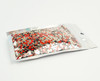 Red, Gold, Black Heart Glitter Mix for Nail Art 3mm - Packaging in 1oz Bag